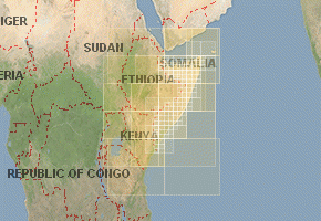 Somalia - download topographic map set
