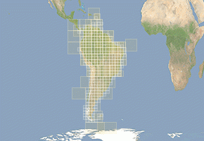 Южная Америка - скачать набор топографических карт
