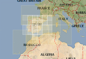 Spanien - Topographische Karten downloaden 