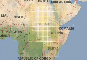 Sudan - download topographic map set