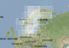 Sweden - download topographic map set
