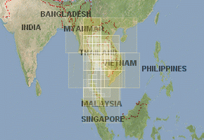 Thailand - download topographic map set