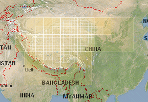 Tibet - download topographic map set