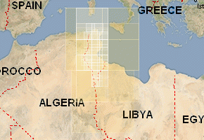 Тунис - скачать набор топографических карт