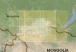 Tuva - download topographic map set