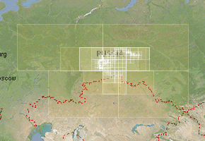 Tyumen' - Topographische Karten downloaden 