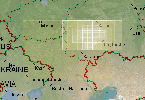 Ul'yanovsk - Topographische Karten downloaden 
