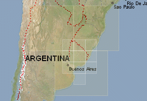Уругвай - скачать набор топографических карт