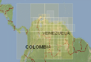 Венесуэла - скачать набор топографических карт