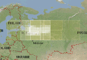Vologda - download topographic map set