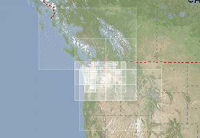 Washington - download topographic map set