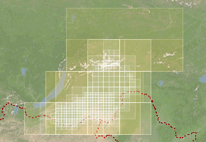Zabaykalsky - download topographic map set