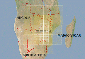 Зимбабве - скачать набор топографических карт