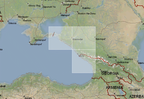 Карта адыгейской республики