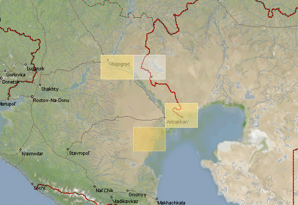 Карта казахстана и астраханской области