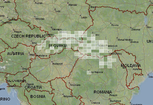 Горы карпаты карта