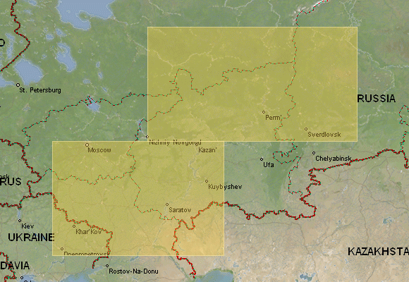 Карта чувашии подробная