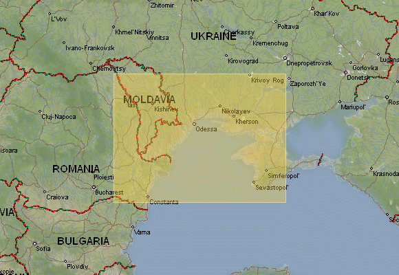 Топографическая карта молдовы