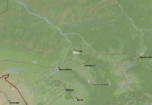 Download Kemerovo oblast topographic maps - mapstor.com