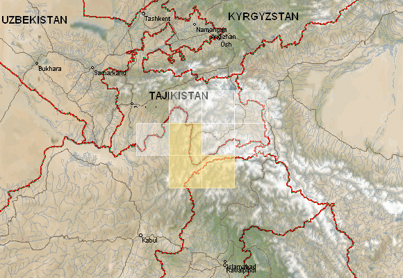 Download Pamir topographic maps - mapstor.com