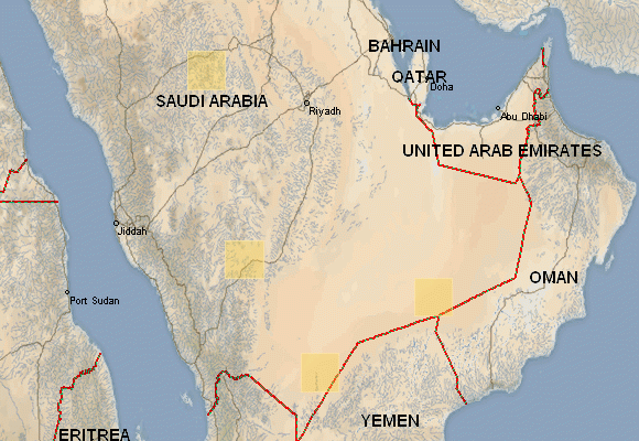 Topo Karten von Saudi-Arabien zum Download - mapstor.com