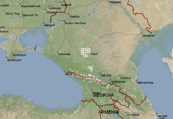 Топографическая карта ставрополя