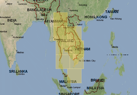 Download Thailand topographic maps - mapstor.com