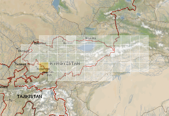 Ancient China Map Tian Shan   Tian Shan  Gs  200k  (1964 1987) 