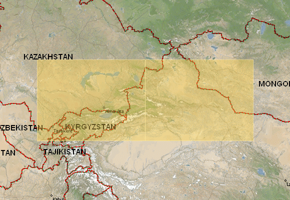 Download Tian Shan Topographic Maps Mapstor Com   Tian Shan  Onc  001m  (1982 1985) 