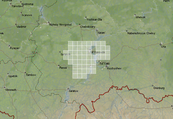 Баратаевка ульяновск карта