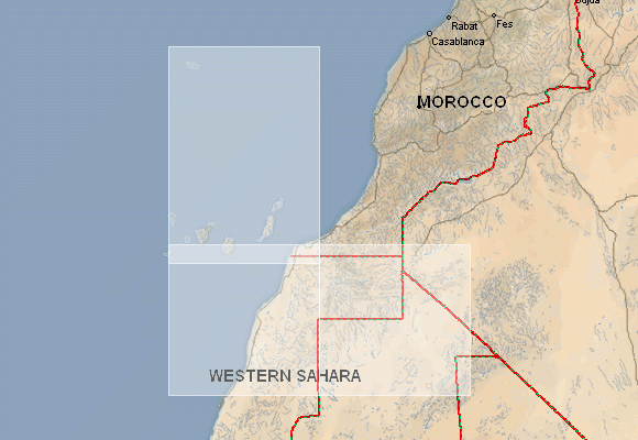 Download Western Sahara topographic maps - mapstor.com