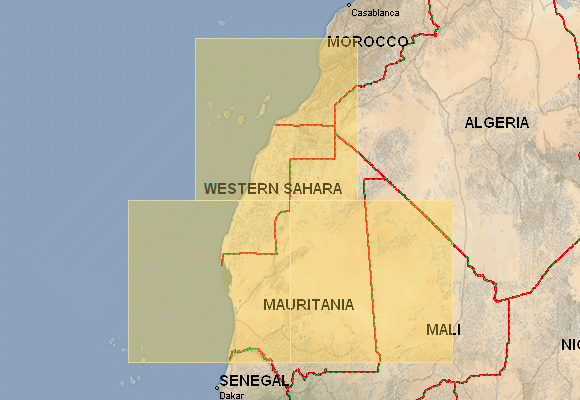 Download Western Sahara topographic maps - mapstor.com