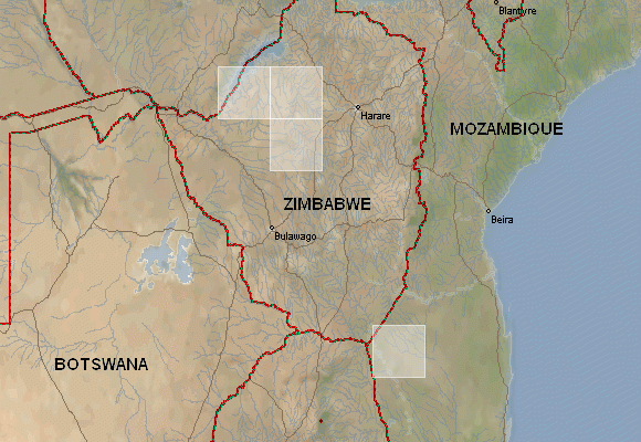 Download Zimbabwe topographiс maps - mapstor.com