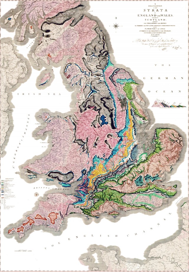 William Smith first geological maps